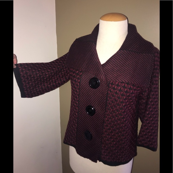 Sloni Red and black cardigan - Picture 2 of 8